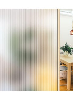 Privacy Window Films, Self Adhesive Frosted Opaque Glass Film, for Bathroom Door, Decorative Stickers, UV Blocking Heat Control Coverings, Home Office, Front Door(45 * 200cm)