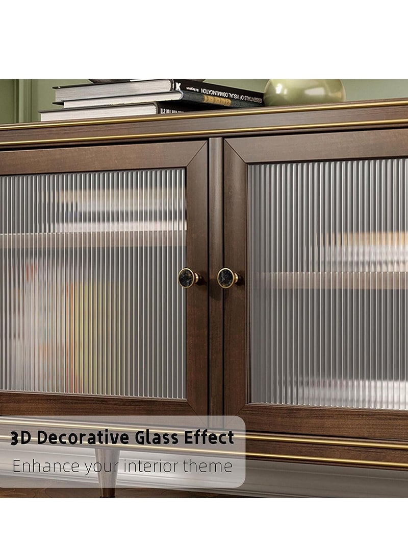 Y&D - Privacy Window Films, Self Adhesive Frosted Opaque Glass Film, for Bathroom Door, Decorative Stickers, UV Blocking Heat Control Coverings, Home Office, Front Door(45 * 200cm) - Image 1