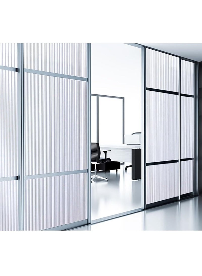 Y&D - Privacy Window Films, Self Adhesive Frosted Opaque Glass Film, for Bathroom Door, Decorative Stickers, UV Blocking Heat Control Coverings, Home Office, Front Door(45 * 200cm) - Image 1