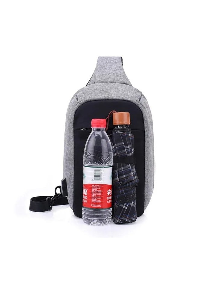PRIMO PLUS High quality antitheft mens chest bag USB cross body bag  - Image 3