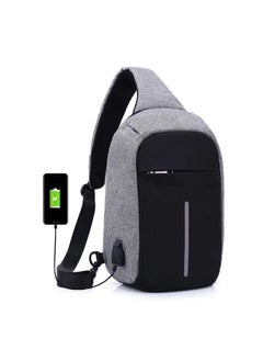 PRIMO PLUS High quality antitheft mens chest bag USB cross body bag  - Image 1