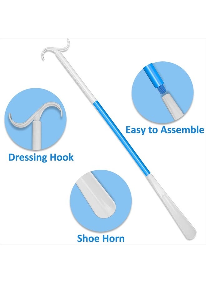 Phantawell 35.5 Inch Long Handled Shoe Horn, Dressing Stick, Sock Remover Aid Helper - Versatile, Adjustable Dressing Aid for Shoes, Socks, Shirts, Pants - Long Shoe Horn, Shoe Horn Long Handle for Seniors  - Image 4