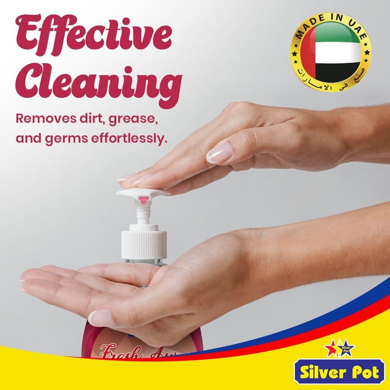 Silver Pot Fresh Apple Cinnamon Hand Wash Twin Pack - Image 2