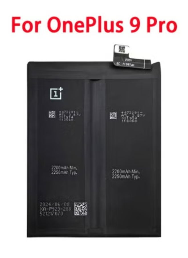 JAJEEK - Replacement Internal Battery BLP827 for OnePlus 9 Pro (Black) – High-Capacity Rechargeable Li-ion Battery for Extended Power, Safe Charging, Stable Performance & Easy Installation | Restore Battery Life Quickly for OnePlus 9 Pro Smartphones - Image 1