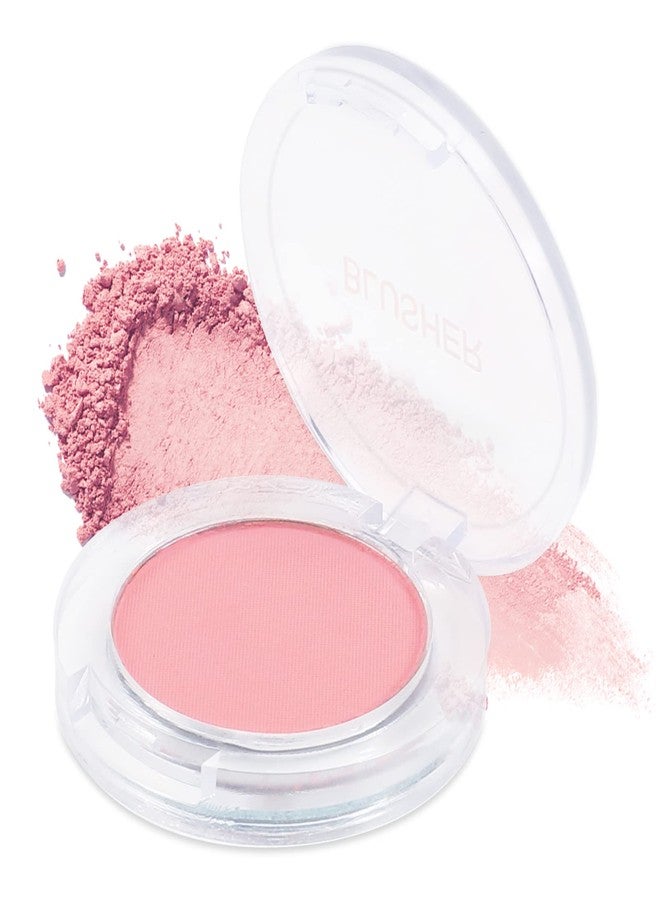 Boobeen Single Color Blush Face Blush Palette Matte Baked Makeup Blush Powder High Pigment Pressed Blush, Long-lasting Colorful, Blends Easily, Lightweight - Image 1