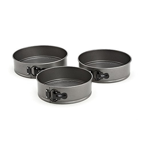 GoodCook Everyday Nonstick Steel 3pc Springform Set, 8.5", 9.5", 10.25", Gray - Image 1