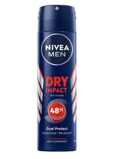 NIVEA MEN NIVEA MEN Antiperspirant Spray for Men, Dry Impact, 150ml 