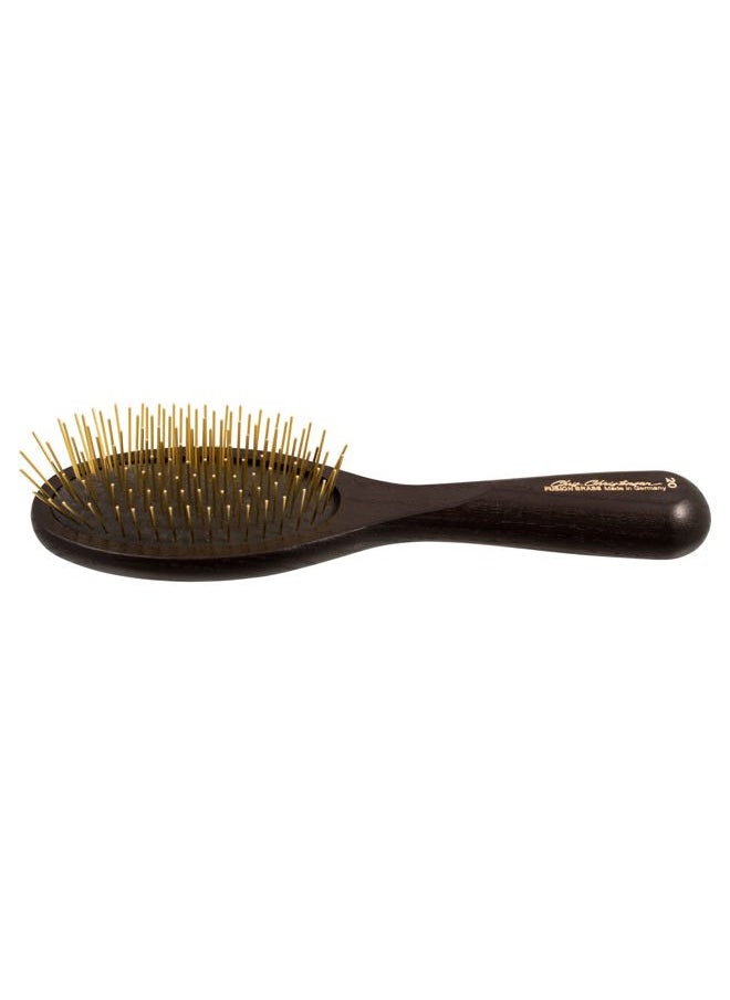 Chris Christensen 20 mm Oval Pin Dog Brush, Fusion Series, Groom Like a Professional, Brass Pins, 100% Static Free, Ground and Polished Tips  - Image 3