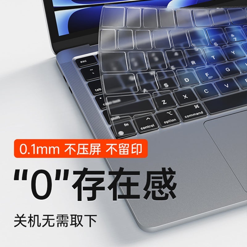 For M4 Apple Macbook Air15 Notebook 13.6 Transparent Pro16/14 Inch 13.3 Keyboard Film - Image 5