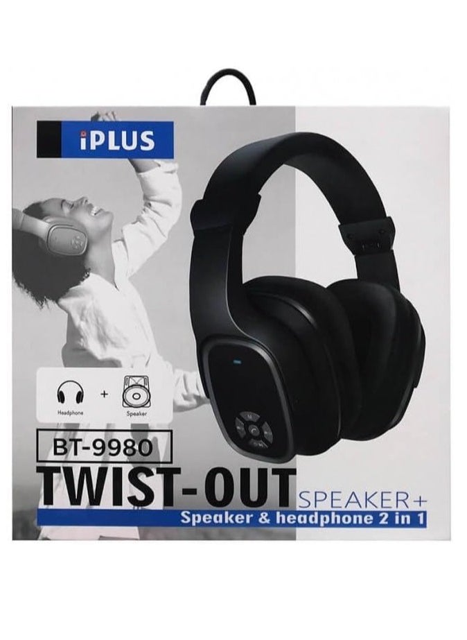 iplus BT-9980 Twist Out, 2-in-1 Speaker and Headphone  - Image 1