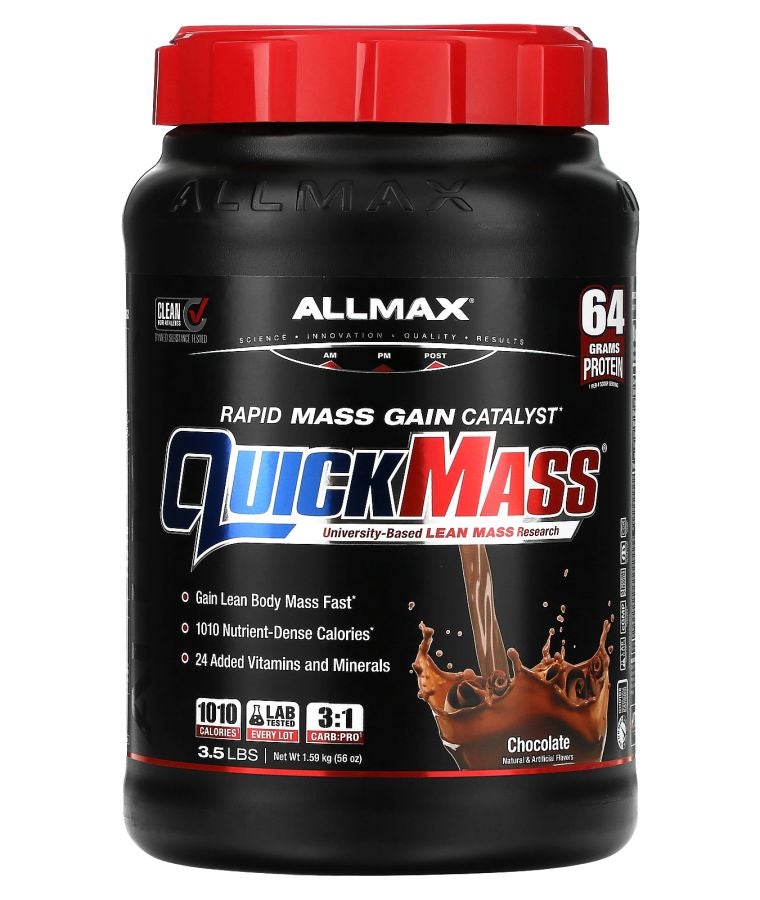 Allmax QuickMass® Rapid Mass Gain Catalyst Chocolate 3.5 lbs (1.59 kg)