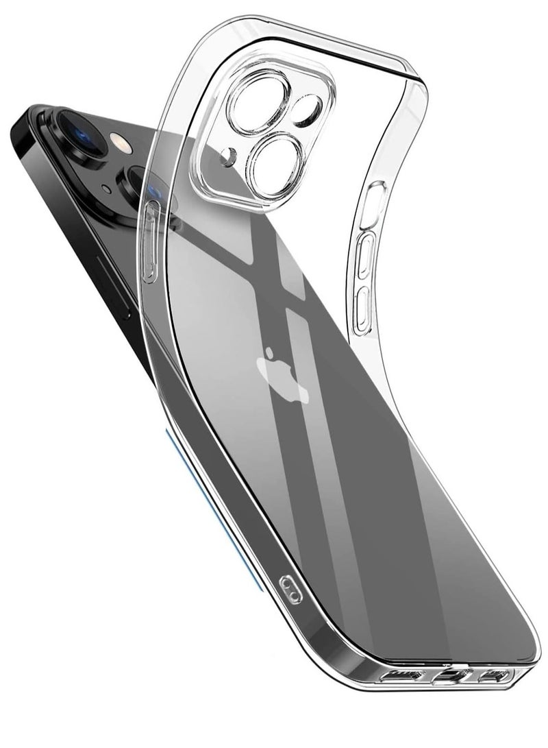 ELTRAZONE Premium Clear Case Compatible with iPhone 15 Plus Back Cover With Full Camera Lens Coverage, Anti-Yellowing & Slim Case - Image 1