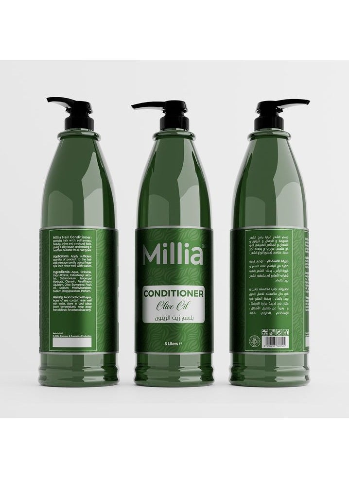 Private House Millia Conditioner 3 Litre – Professional Hair Moisturizer 