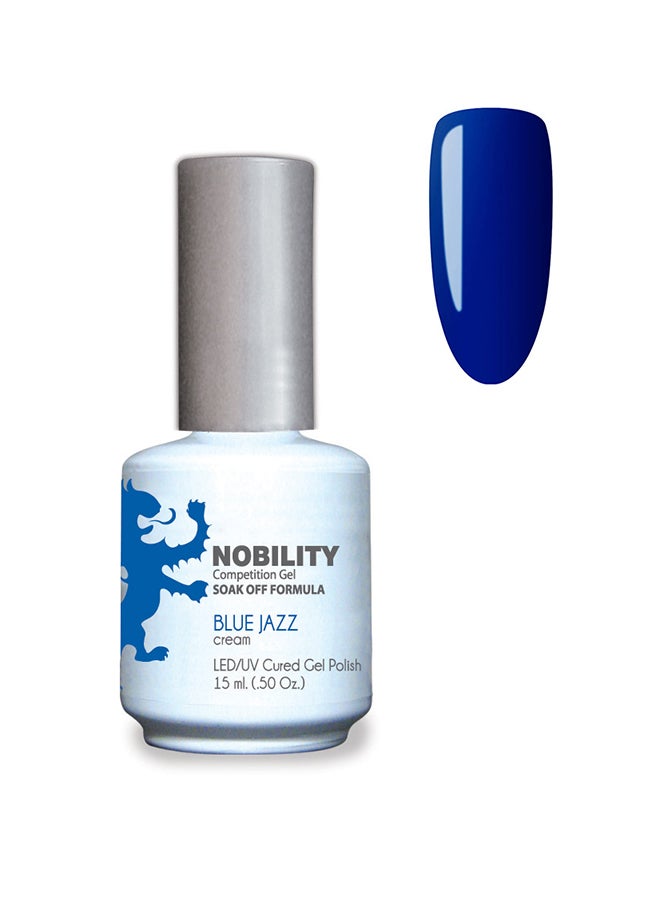 Lechat Gel Nail Polish 15 ml, Long Lasting, Chip Resistant, Requires Drying Under UV Led Lamp Blue Jazz Nbgp58