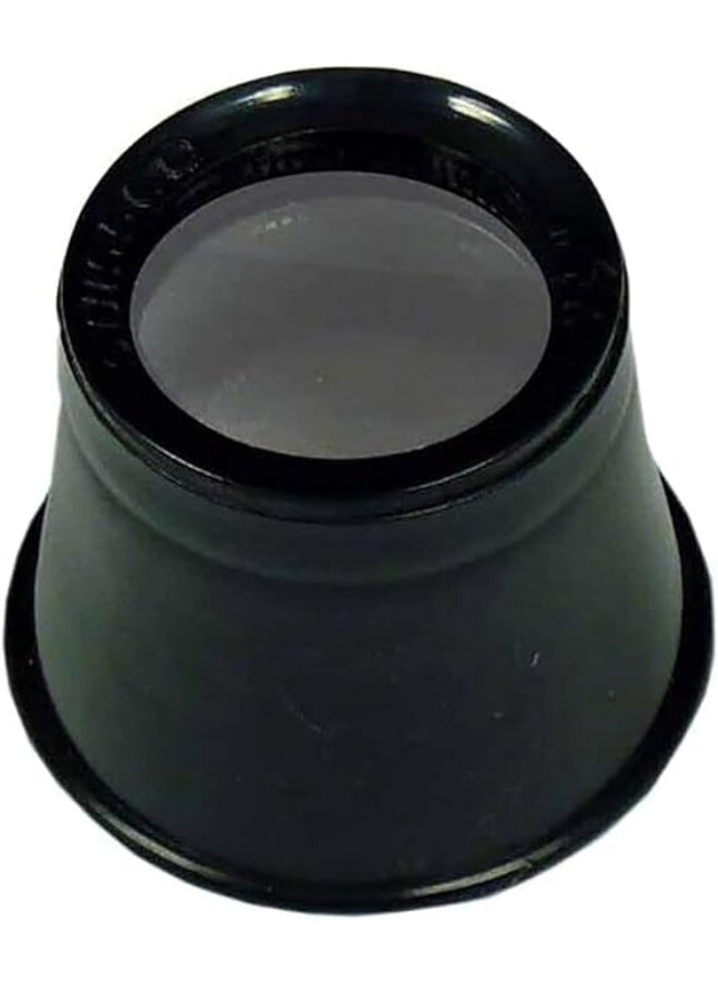 Generic MySouq.Store [1 Piece] 1 X Jewelers Loupe Magnifier, Jewelry Eye Loop Magnifying Glass Monocle for Watch Repair, Diamonds, Coins, Plants, Gems, Stamps, Watches, etc, Black  - Image 1