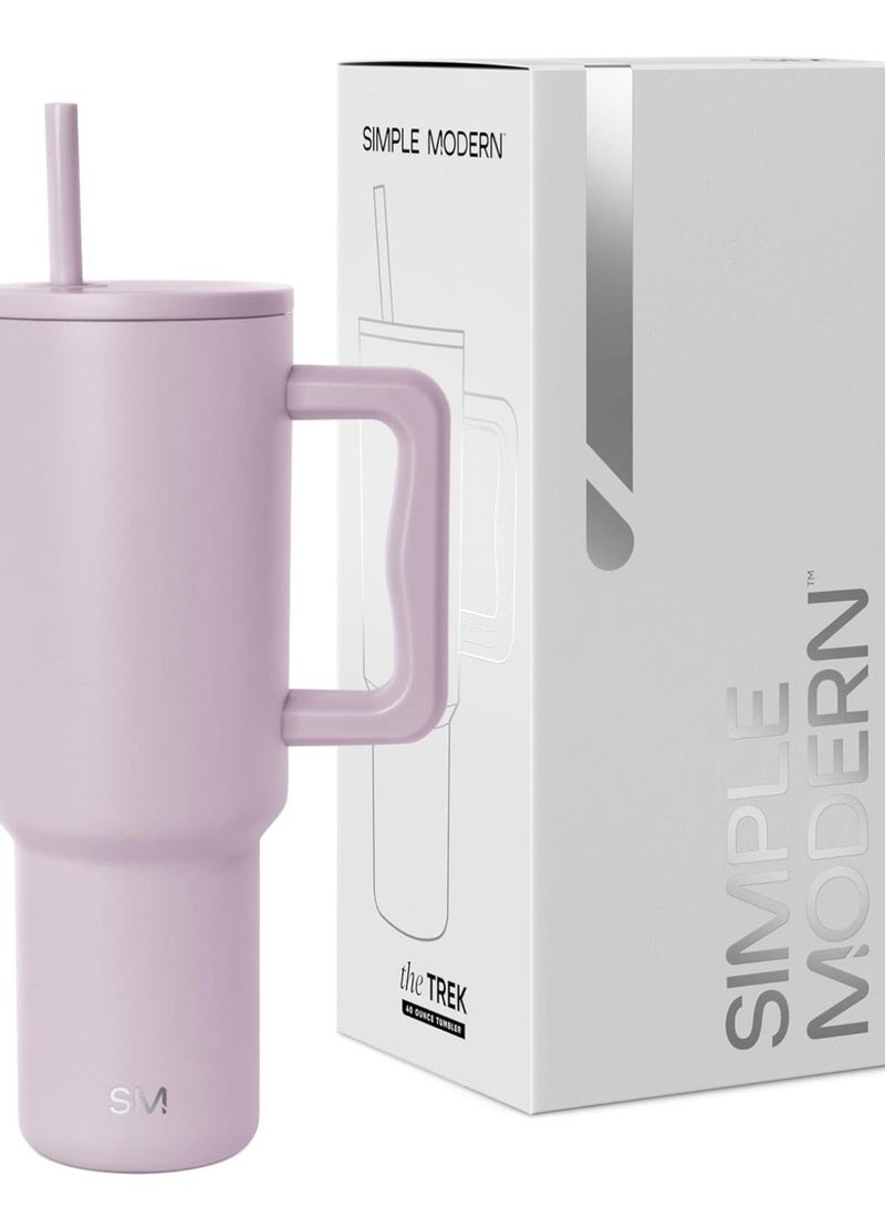 سيمبل مودرن 40 اونصة كوب بمقبض وغطاء بماصة - Image 1