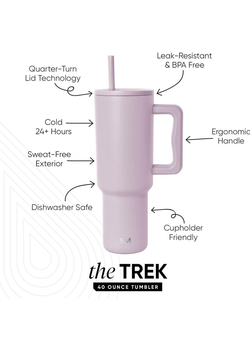 سيمبل مودرن 40 اونصة كوب بمقبض وغطاء بماصة - Image 2