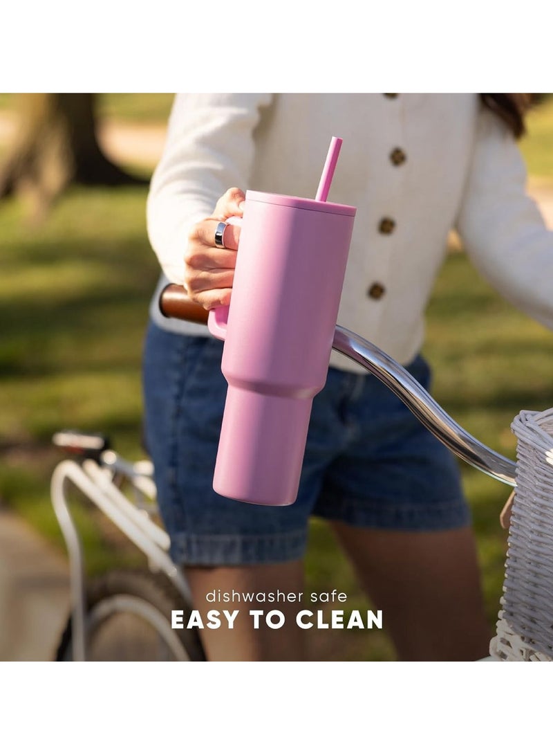 سيمبل مودرن 40 اونصة كوب بمقبض وغطاء بماصة - Image 3