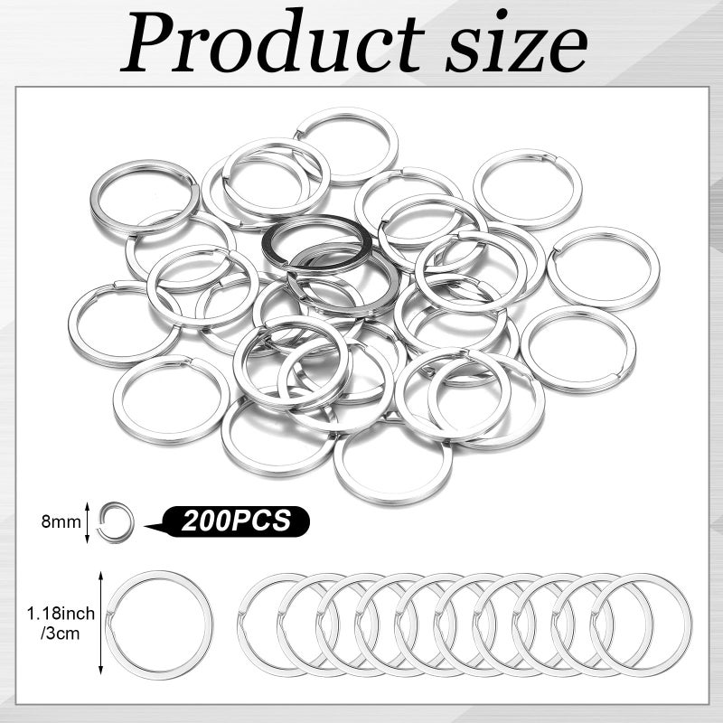 Trnayi 285 Pcs Inspirational Words Charms Bulk for Keychain Motivational Keychain Jewelry Making Supplies with Open Jump Rings Key Rings for Women DIY Necklaces Bracelets Appreciation Gift(Christian) - Image 3