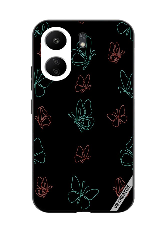 VR CREATIVE Protective Case Cover For Xiaomi Redmi 13C Classickases Design Multicolour - Image 1