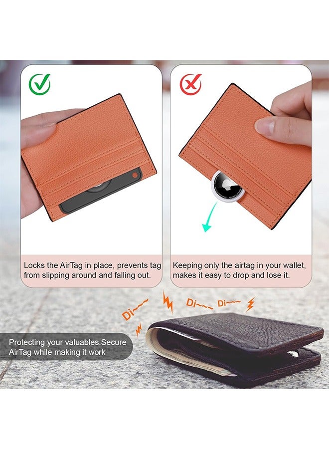 For  Airtag Wallet Holder - Lightweight AirTag Card Case for Wallet, Purse, Backpack, Business Card Holder，Gift, Air Tag Case Accessories  - Image 5