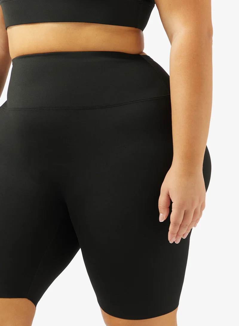 FRWD  FRWD Plus High Rise Biker Shorts for Women | Best Price UAE