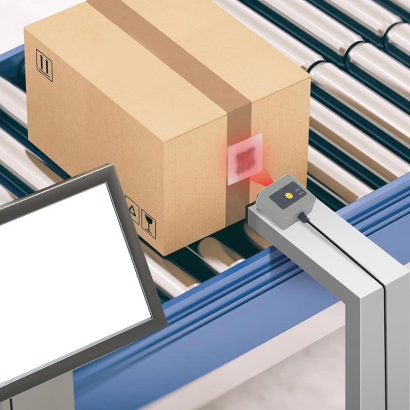 ماسح باركود مضمن، محرك مسح باركود مثبت ثابت بواجهة USB EP2300 مع مسح تلقائي لرموز الباركود أحادية وثنائية الأبعاد وQR - Image 2