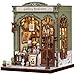 Fsolis Book Nook Kit DIY Miniature House Kit for Adults 3D Puzzles Bookshelf Diorama Booknook Bookshop Model Gifts for Women Readers Book Lovers Gallery Bookstore - Image 2