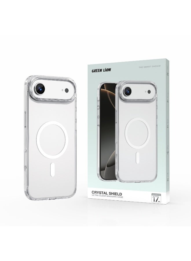 GREEN LION iPhone 17 AirCrystal Shield Ultra Clear MagSafe Case / Anti Scratch / Camera Protection / Comfortable Grip / Drop Protection - Clear - Image 5