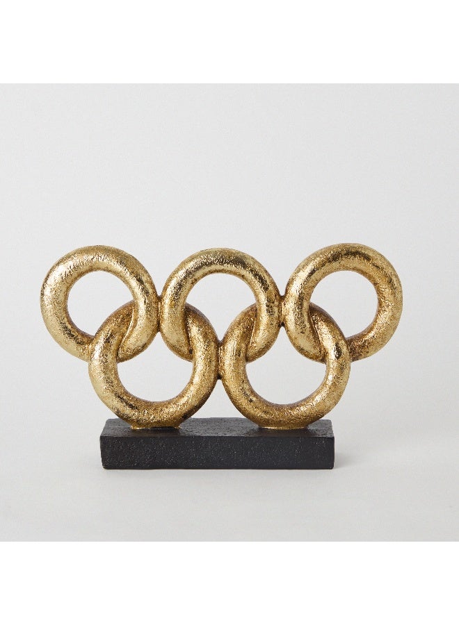 هوم بوكس لوحة تجريدية من رين 24 × 14 × 4.5 سم - Image 4