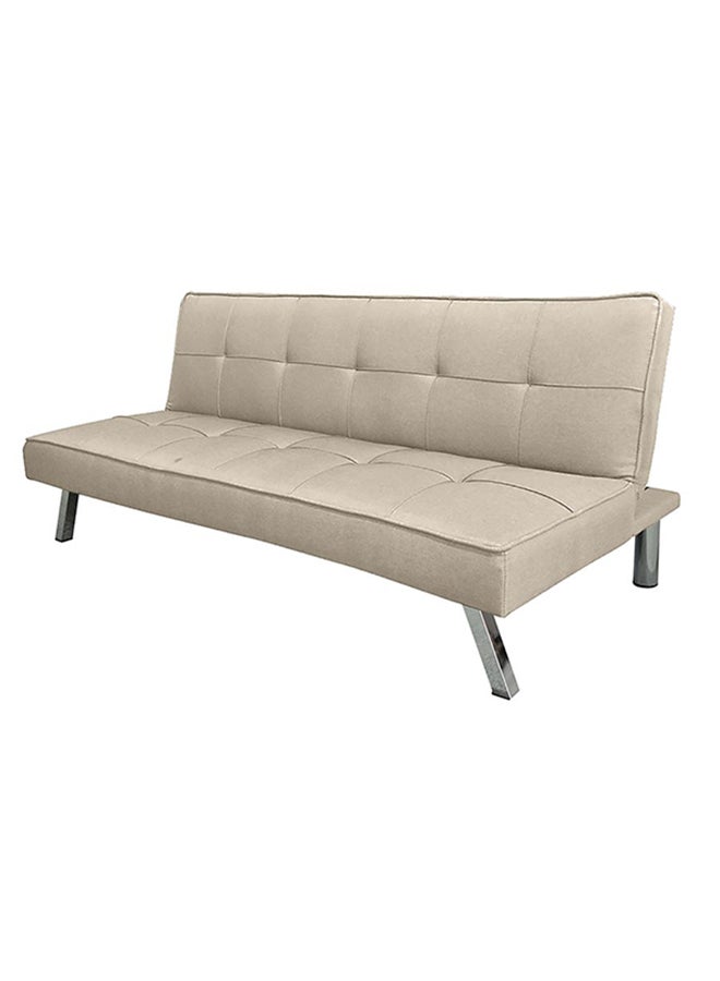 In-House Sandi | 3-Seater Sofabed 2 In 1 Upholstered In Linen 30x177x107 cm- Light Beige - Image 2