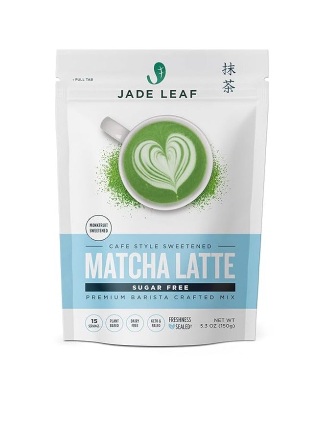 Jade Leaf Matcha Organic Café Style Sugar Free Matcha Latte Green Tea Powder, Authentically Japanese, 15 Servings- 5.3 Ounces - Image 1