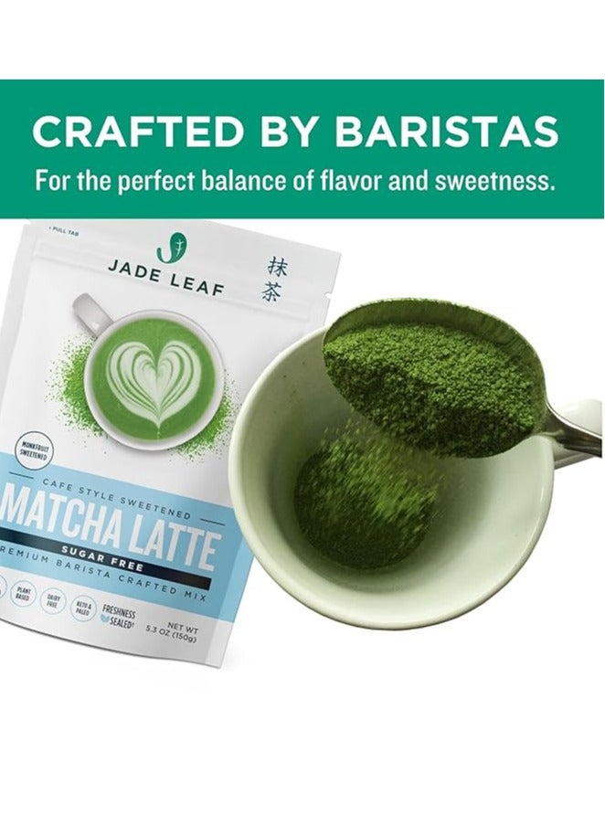 Jade Leaf Matcha Organic Café Style Sugar Free Matcha Latte Green Tea Powder, Authentically Japanese, 15 Servings- 5.3 Ounces - Image 2