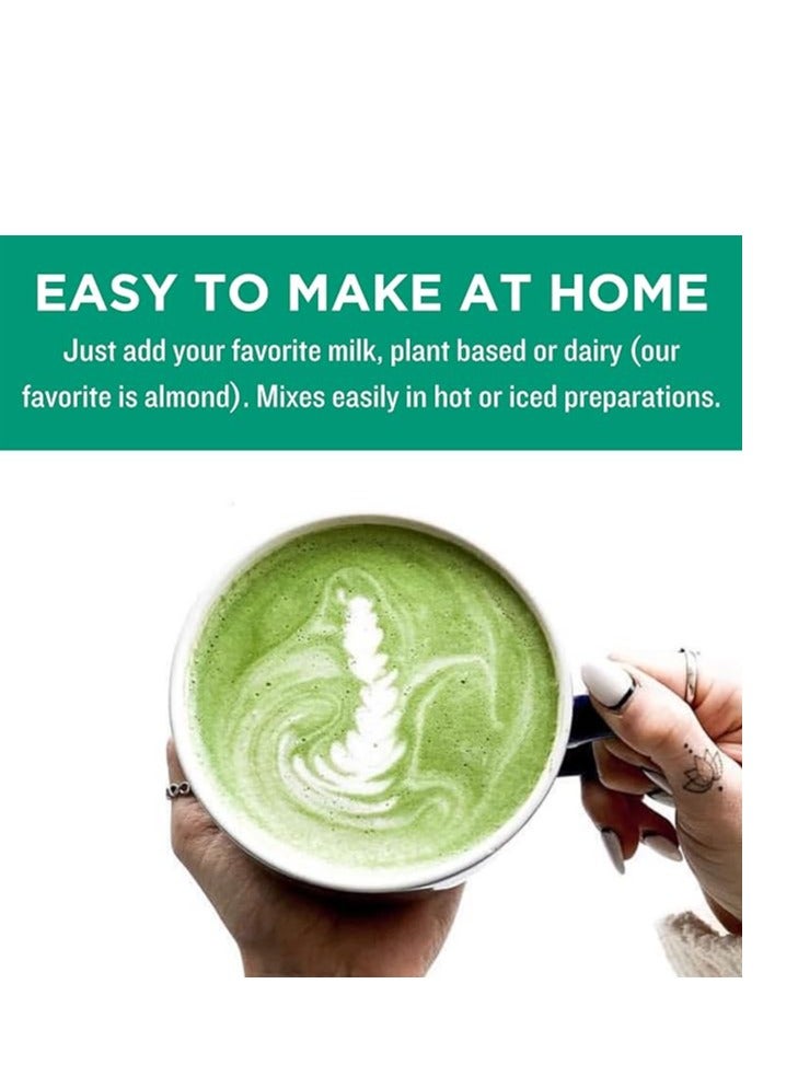 Jade Leaf Matcha Organic Café Style Sugar Free Matcha Latte Green Tea Powder, Authentically Japanese, 15 Servings- 5.3 Ounces - Image 3