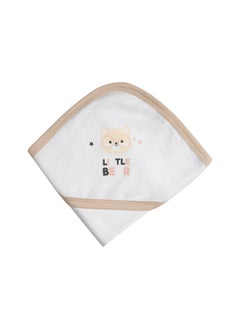 Babies Basic 100% Cotton Blanket, Receiving Blanket For New Born, 75*75Cm , Brown  - Image 3
