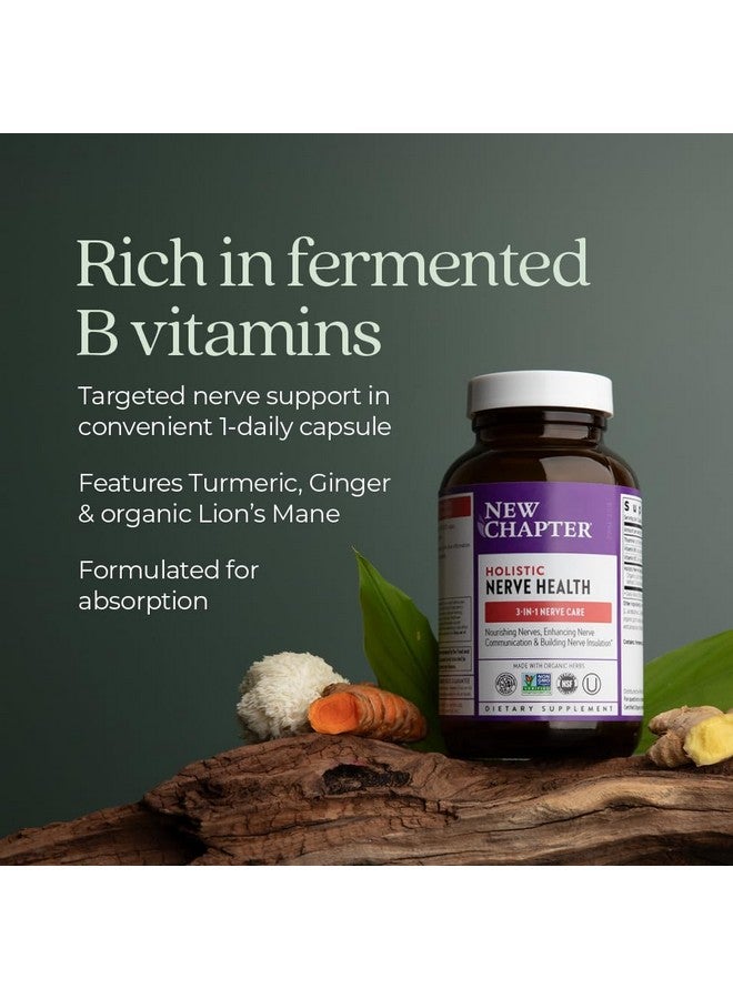 نيو تشابتر مكمل غذائي لصحة الأعصاب من نيو تشابتر لدعم 3 في 1 من الرأس إلى القدمين - فيتامين ب1 يُولّد الطاقة للأعصاب، وفيتامين ب6 يُعزز انتقال الطاقة بشكل صحي، وفيتامين ب12 يُعزز العزل، 30 قرصًا - Image 4