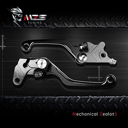 MZS Black Dirt Bike Brake Clutch Levers Pivot Adjustable CNC Compatible with CRF250F 250F 2019-2025 / CRF150F CRF 150F 2003-2017 / CRF230F CRF 230F 2003-2019 - Image 5