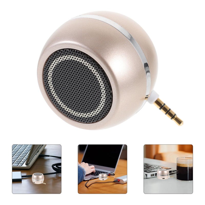 USB Rechargeable Mini Speaker with Plug High Fidelity Sound for Smartphone Tablet Laptop - Image 3
