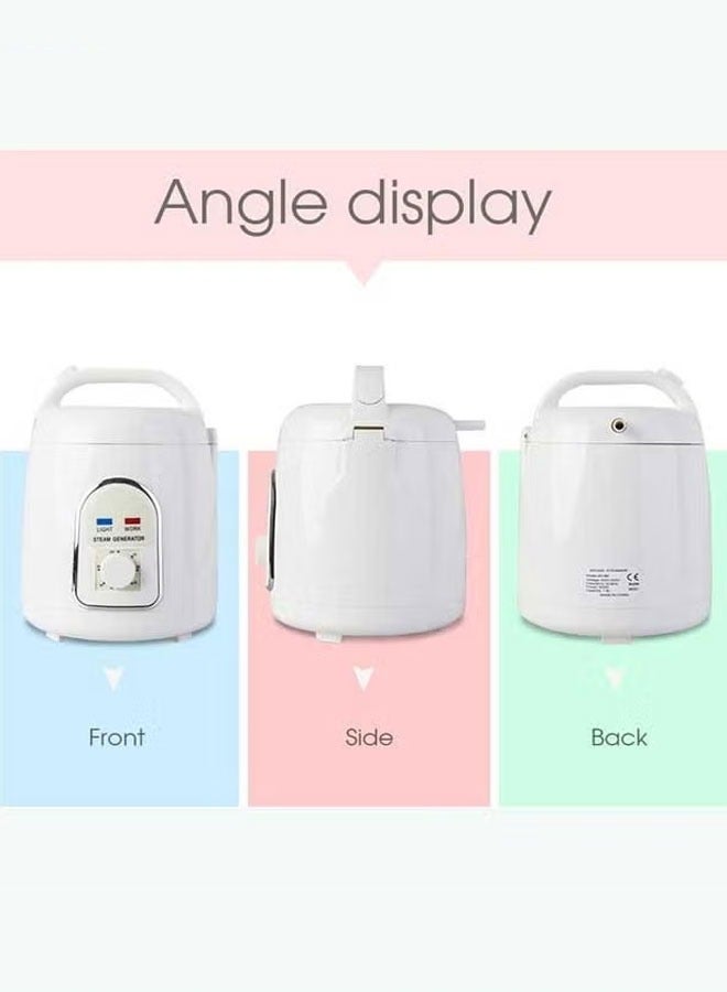 جهاز بخار ساونا محمول، جهاز بخار محمول بسعة 1.5 لتر، مولد بخار متطور، جهاز سبا مع شاشة عرض مؤقت، صندوق أعشاب للساونا البخارية، دش سبا منزلي، استرخاء الجسم، تجميل الوجه - Image 3