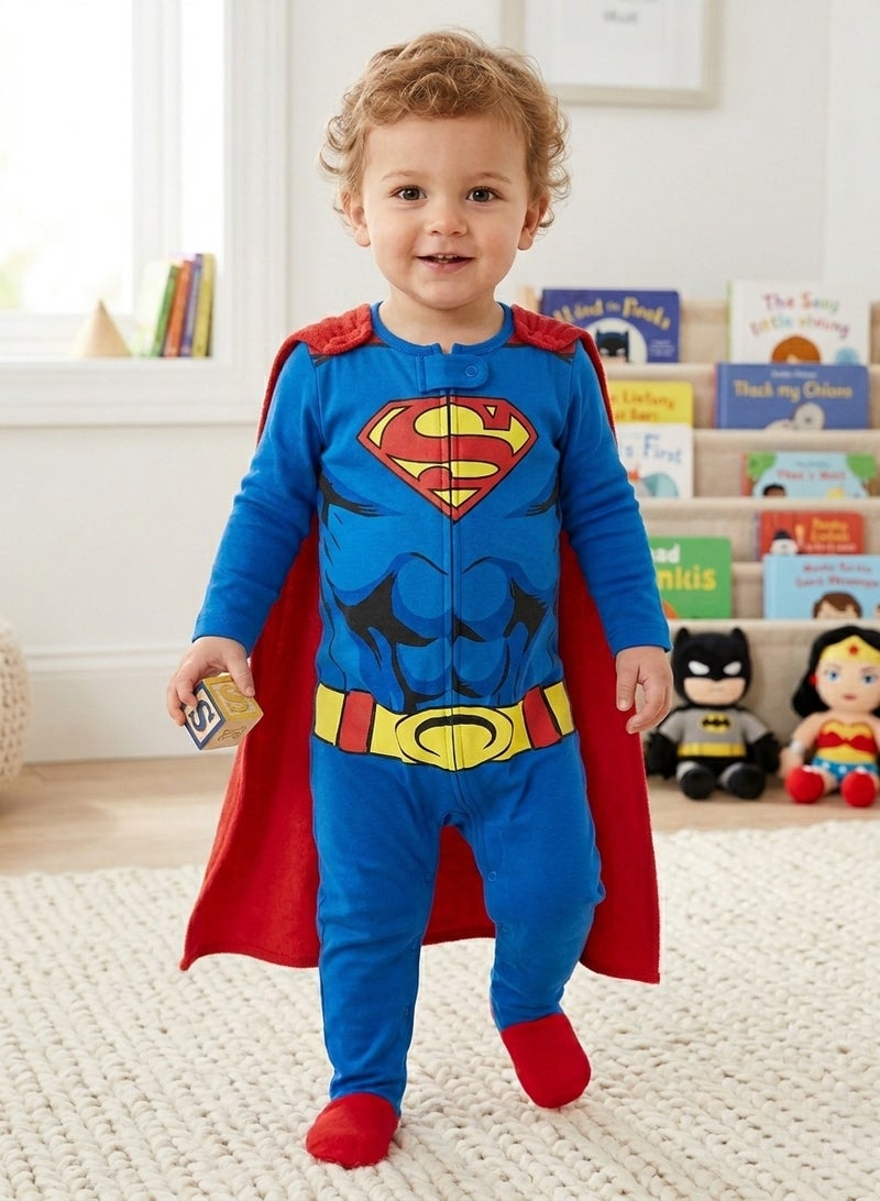SUPERMAN Baby Long Sleeves Overall by Kids TV100%cotton - Image 3