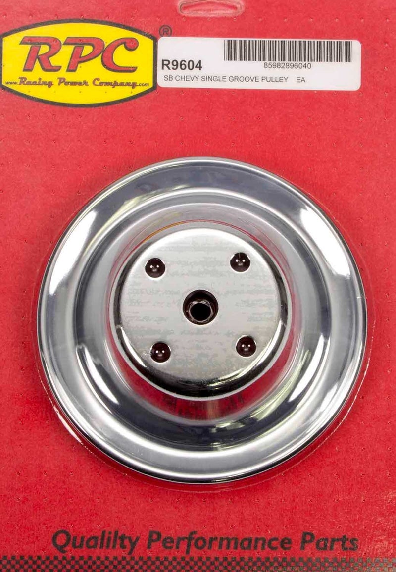 Racing Power Company R9604 Chrome LWP Pulley for Small Block Chevy - Image 3