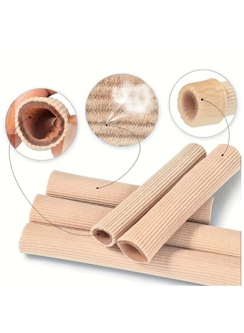 Ucanbe 2-Pack Elastic Silicone Toe Protectors - Formaldehyde-Free Hollow Design for Pain Relief (15cm) - Image 4