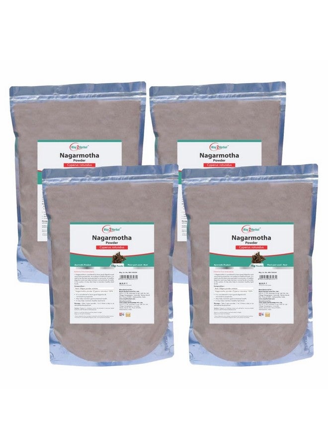 Way2Herbal Nagarmotha Powder/Cyperus Rotundus (1 Kg Pack Of 4) - Image 1