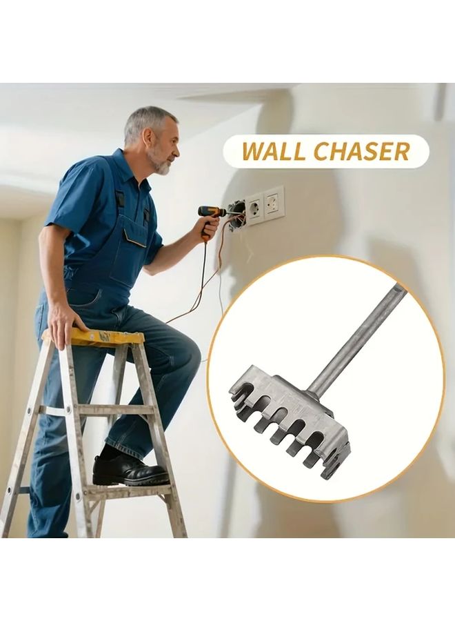 1 قطعة قاطعة فتحة صندوق كهربائي مربعة، أداة ترددية لفتح فتحات الأسلاك في الطوب والخرسانة - Image 5