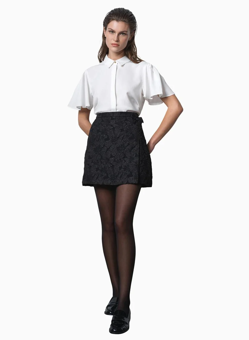 French Connection Sharon Jacquard Mini Skirt