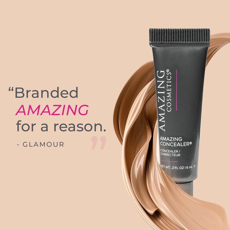 AmazingCosmetics Amazing Concealer, multipurpose full coverage concealer, 0.2 Oz, Caramel - Image 3