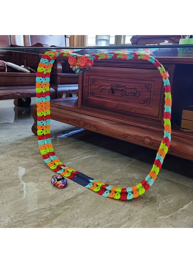 Multi Color 188PCS DIY Electric Track Car Set Stick On Hangable Birthday Gift - Image 2