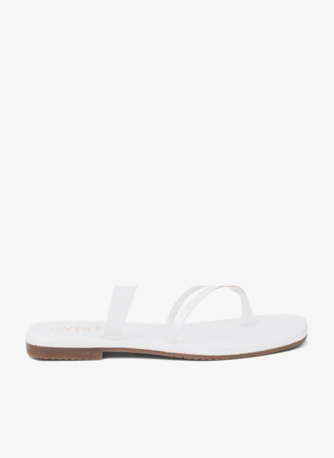GNIST Cross Toe Strappy Flat Sandals