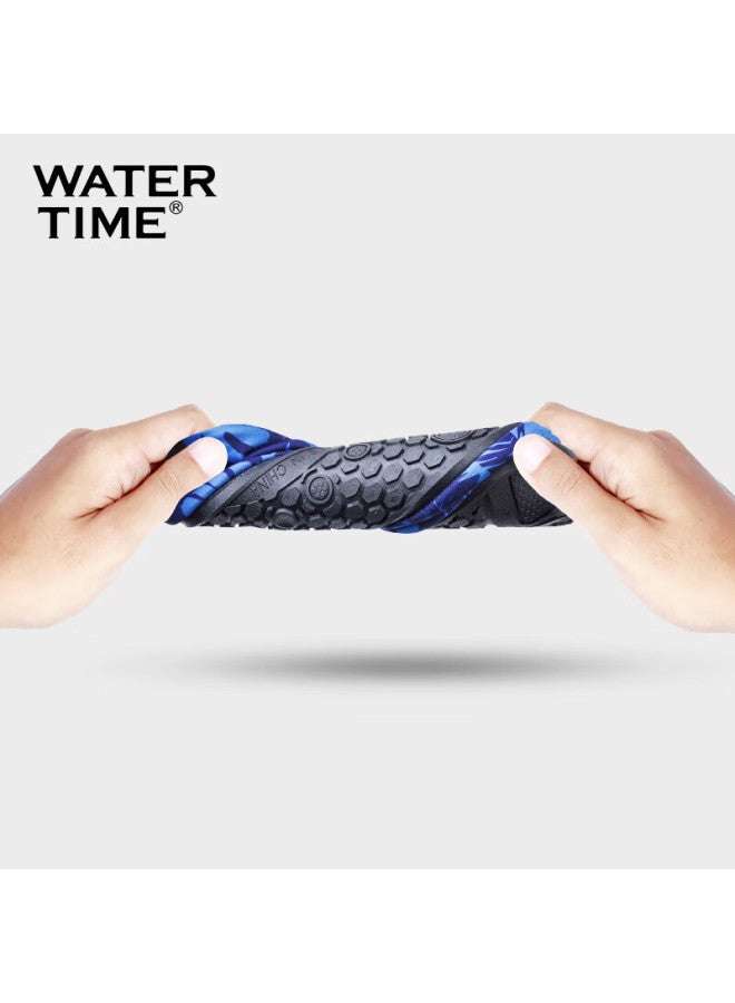 Watertime/shuichuan Quick-drying Breathable Non-slip Cut-resistant Printed Beach Shoes, Seaside Snorkeling Shoes, Stream Tracing And Wading Shoes - Image 2
