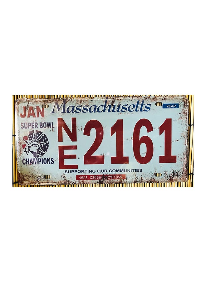 HOME TASTE Hometaste Wall Decorative Metal Plate Metal Wall Plate Wall Plate Metal Art Tin Sign Plaqui Print Poster Car Plate Plaque Decals Modern Design Painted Car Plate Tin Metal Wall Art Signs (Style_62)